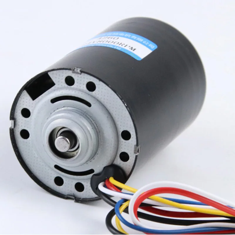 DC High Speed Brushless BLDC motor 12V 24V with Hall Driver 4260 Electric Mini Engine High Torque Six lines With brake