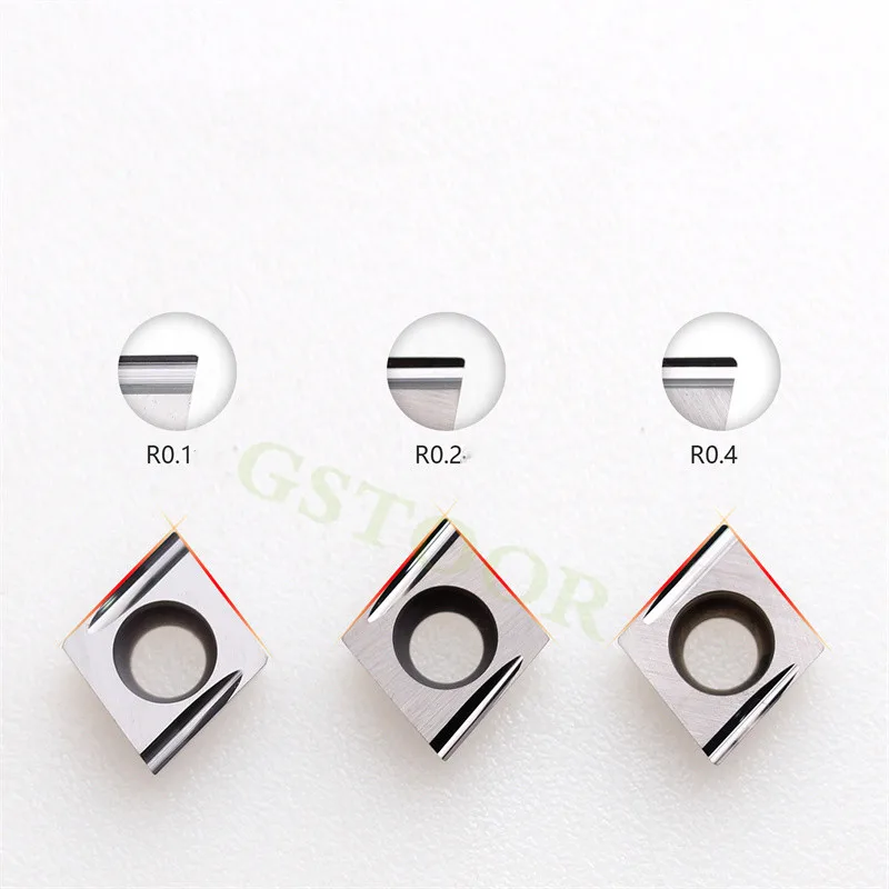10PCS CCGT060201 CCGT060202 CCGT060204 CCGT09T301 CCGT09T302 CCGT09T304 R-F L-F R-U L-U เครื่องกลึง CNC เครื่องมือคาร์ไบด์แทรก