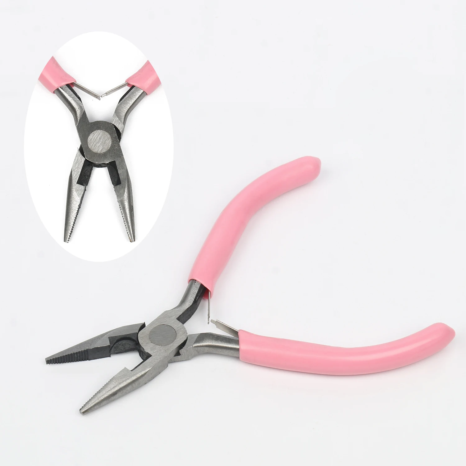 Stainless Steel Pink Jewelry Pliers Tools DIY Accessories Beading Jewelry Tools Kit Equipment Cutters Handmade Multitools