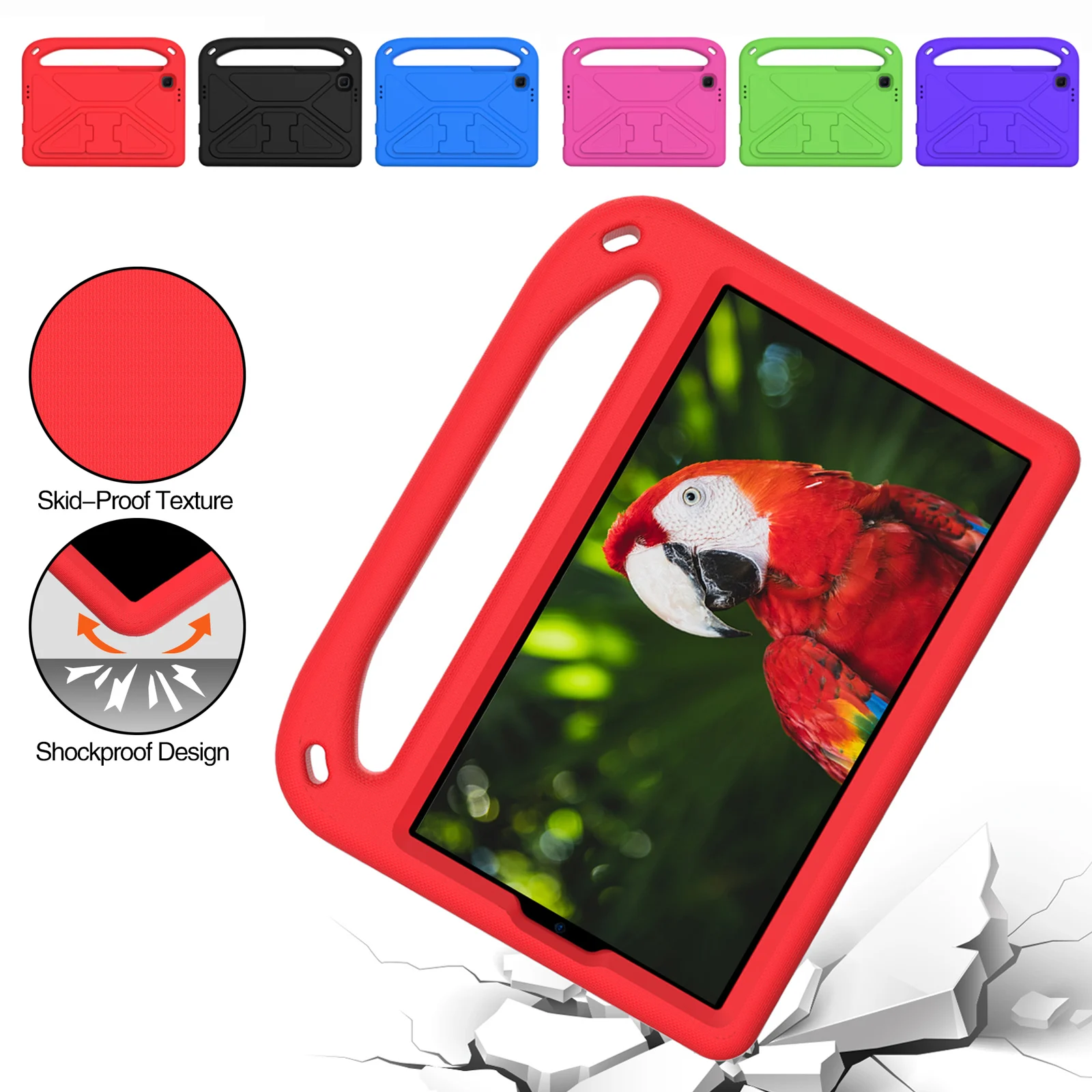 

Kids Case for Samsung Galaxy Tab A7 Lite 2021 Shockproof Handle Light Weight Stand Cover for Galaxy Tab A7 Lite 8.7 SM-T220/T225