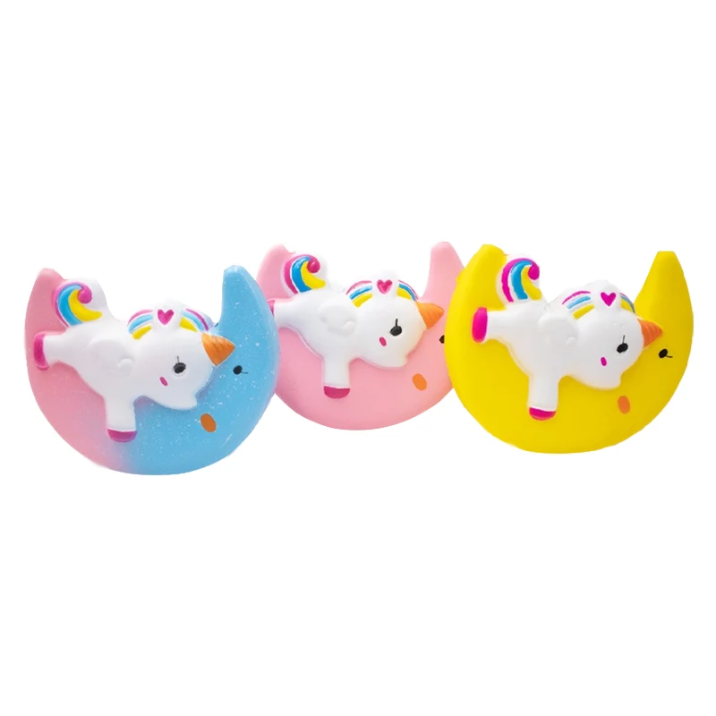 Jumbo Kawaii Moon Unicorn Squishy Slow Rising Squeeze Toys Scented Soft Healing Antistress Stress Relief Toy