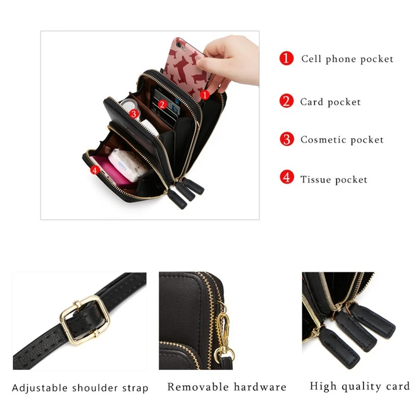 Drop Shipping Colorful Cellphone Bag Fashion Daily Use Card Holder Small Summer Shoulder Bag for Women