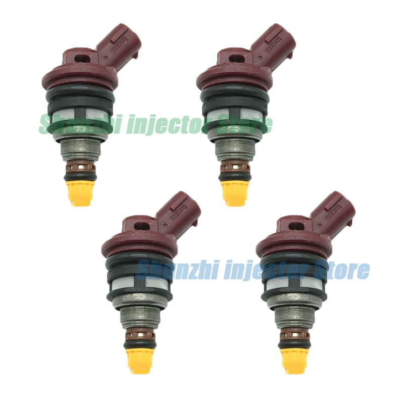 4pcs Fuel Injector Nozzle For 1000CC high flow Subaru WRX STI MY99 EJ20 E85 EJ25 OEM:166U1-SB100 166U1SB100