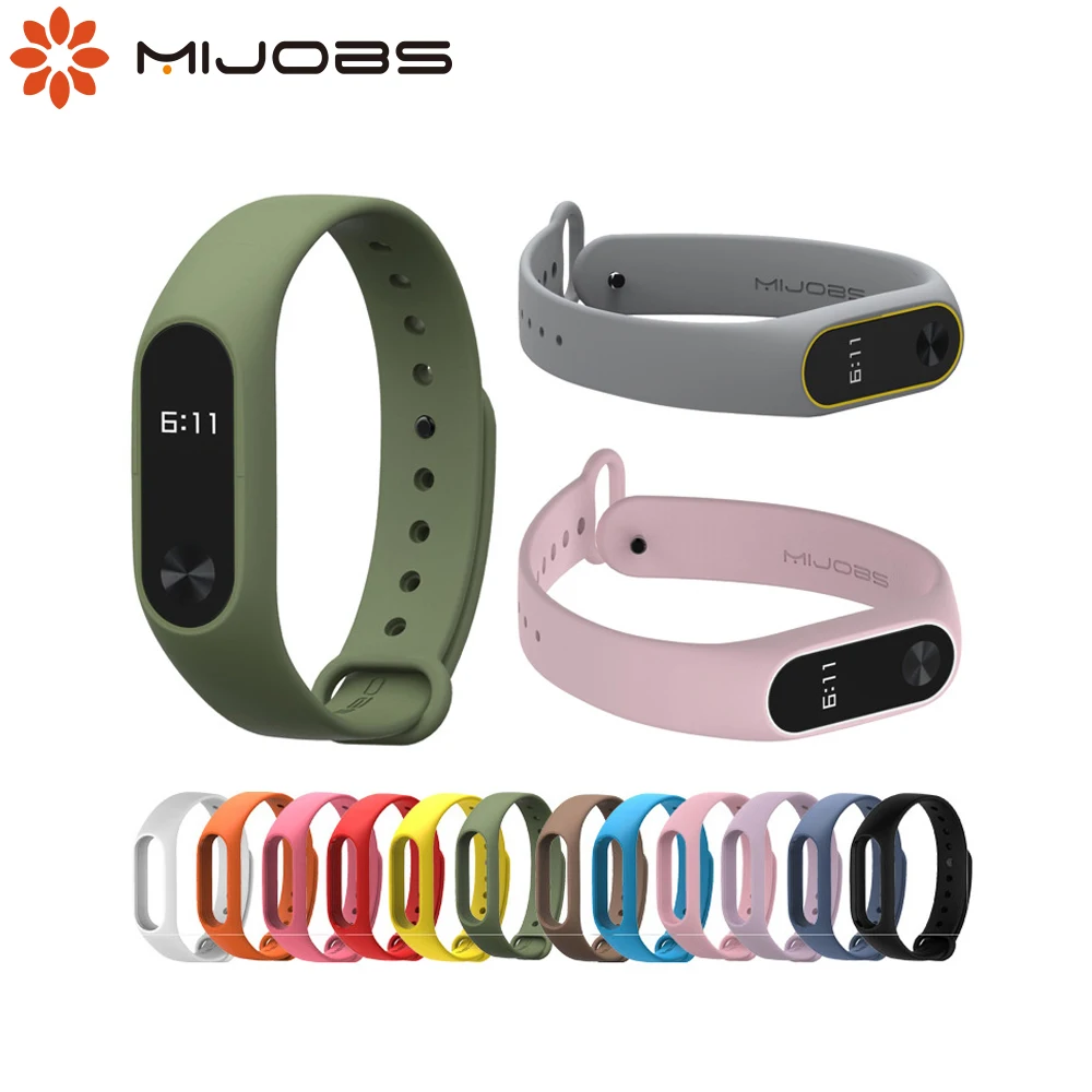 For Mi Band 2 Strap Bracelet on Miband 2 Pulseira Wrist Opaska for Xiaomi My Band Wristbands Silicone Correa Accessories