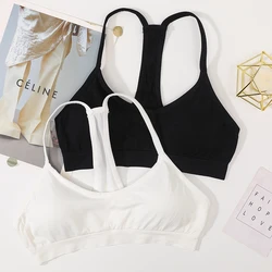 Women Seamless Bra Wireless Underwear Brassiere Sports Tank Top B C Cup Sexy Lingerie Soft Intimates Female Backless Tube Bra