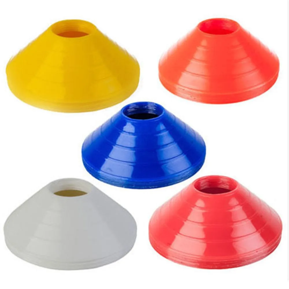 10 Pcs 19cm Cones Marker Discs Soccer Football Training Sports Saucer Entertainment Sports Accessories