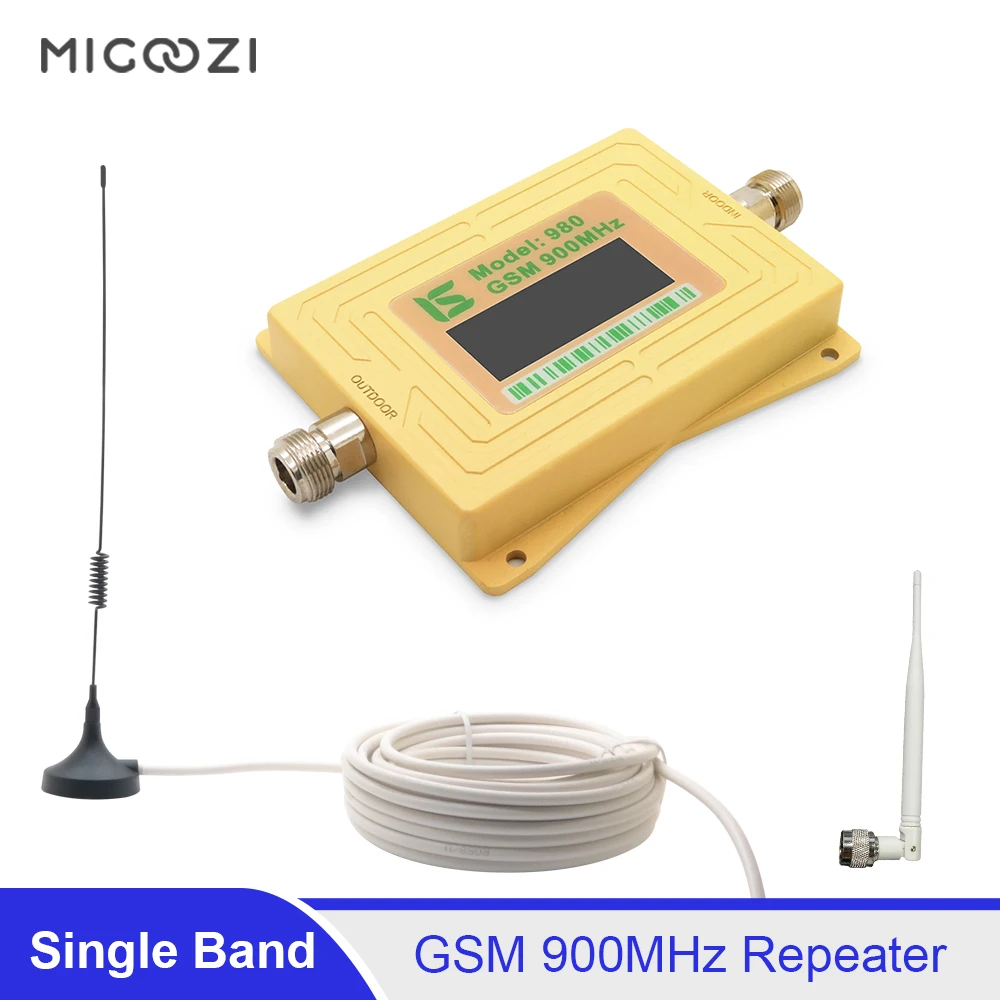 Cell Phone Signal Repeater Set 850Mhz Phone Cellular Signal Range Extender Booster Amplifier