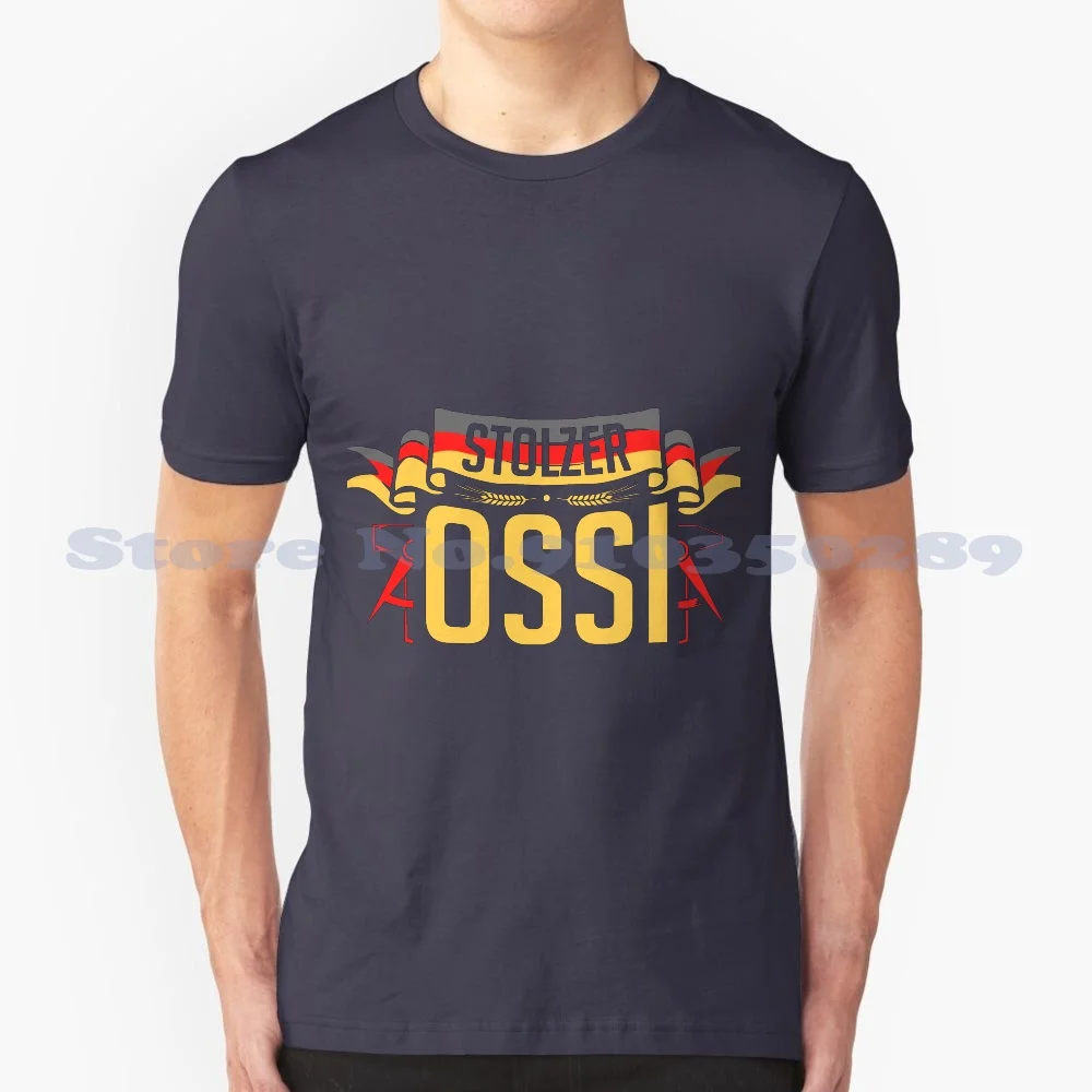 Stolzer Ossi Ddr Ostdeutschland Summer Funny T Shirt For Men Women Ddr Ostdeutschland Ossi Wessi Ostalgie Osten Sachsen