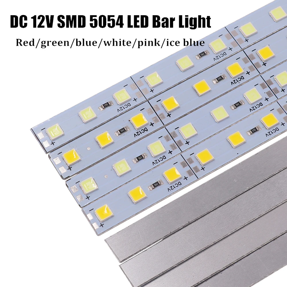DC 12V Led Hard Bar Strip Light 25cm 50cm SMD 5054 Aluminiowa sztywna listwa kuchenna pod lampą szafkową