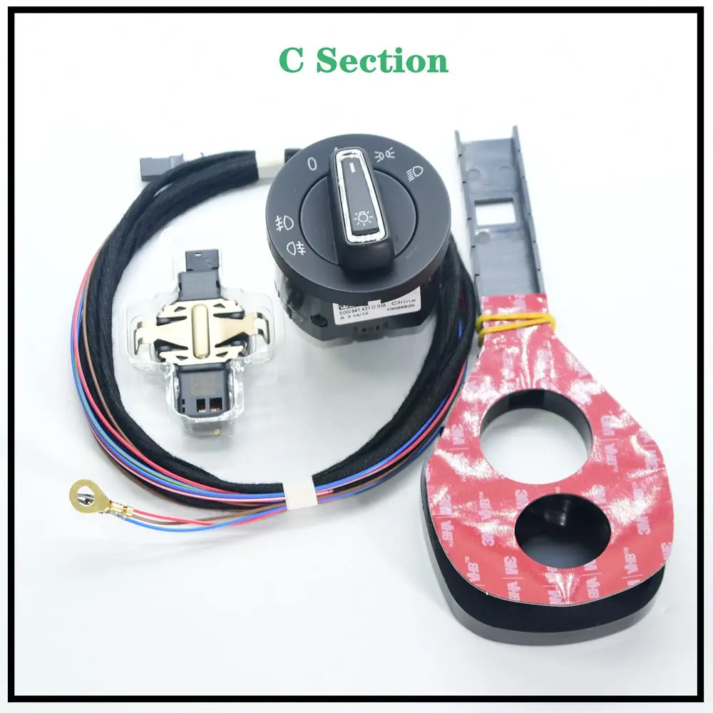 Automatic Headlamp Switch And Rain Sensor Harness Bracket For VW GOLF MK7 5GG941431D 5Q0 955 555 5Q0955559B 5Q0 955 559 B