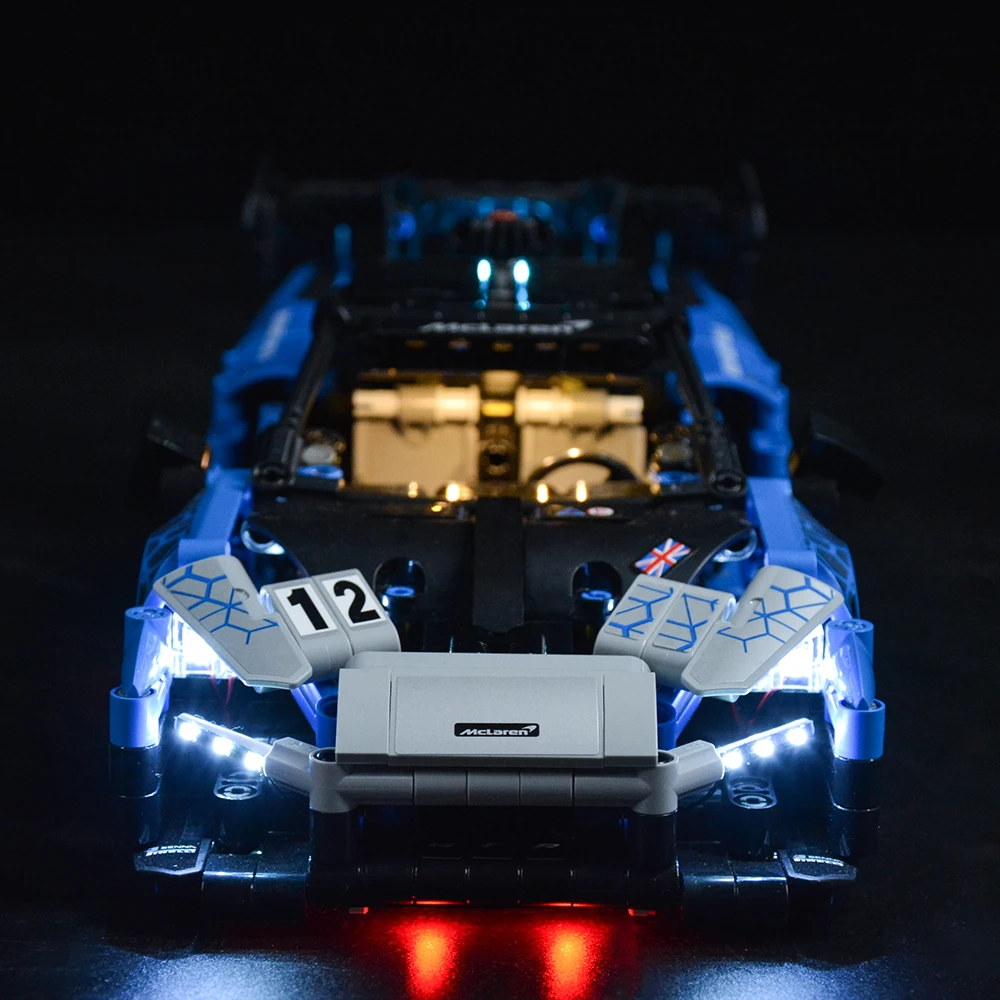LED Light Kit For 42123 Technic McLaren Senna GTR Car Model DIY Toys Set Only Lighting Kit  (Not Include Building Blocks）