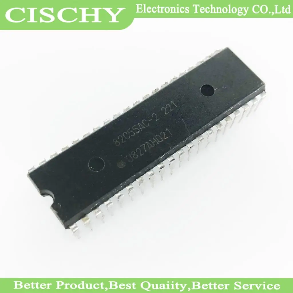 1pcs/lot UPD82C55AC-2 D82C55AC-2 D82C55 82C55 M82C55A-2 M82C55A M82C55 DIP-40 In Stock