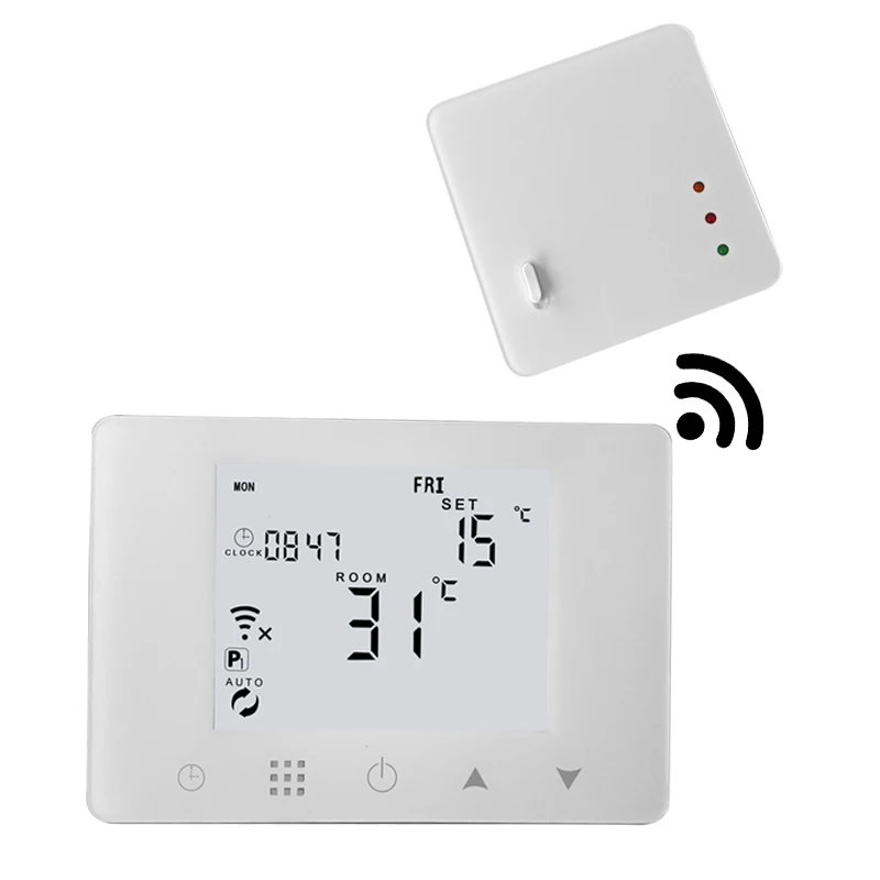 Cenbey termostato inteligente sem fio wifi RF aquecimento por piso radiante termostatos aquecimento central bateria programável caldeira alexa