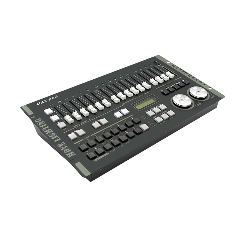 max 384 dmx controlador efeitos de palco iluminacao dmx console mestre projetor para xlr3 led par feixe dj luzes profissional 01