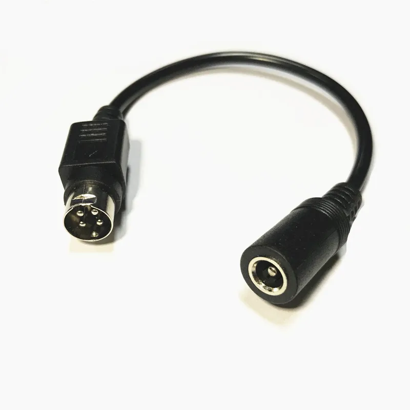 5.5*2.1mm 4-Pin Mini DIN Male to Female DC Power Cable For cctv camera vedio