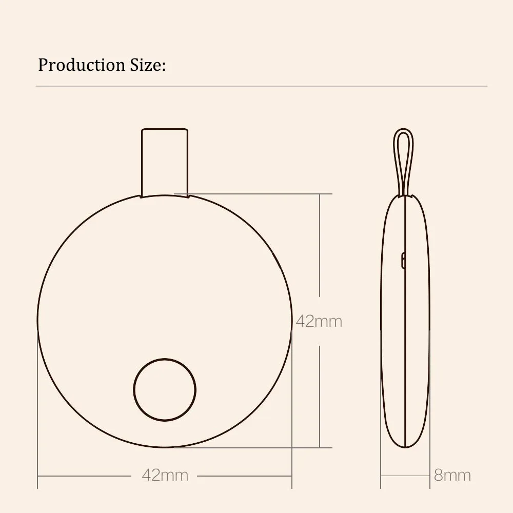 Xiaomi Ranres Smart Wireless Bluetooth 5.0 Anti-Verloren Tracking Alarm Apparaat Auto Huisdier Key Kid Motorfiets Tracker Tracking