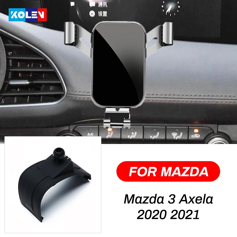 

For Mazda 3 Axela 2020 2021 Car Mobile Phone Holder Gravity Air Vent Stand Smart Phone Special Mount Support Navigation Bracket