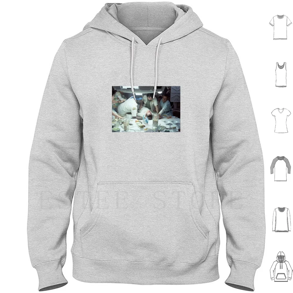 Hoodie Long Sleeve Ridley Michael Ridley Vs 80s Sci Fi Science Fiction Fiction Outer Space Space Attack Movie Quiet Scene