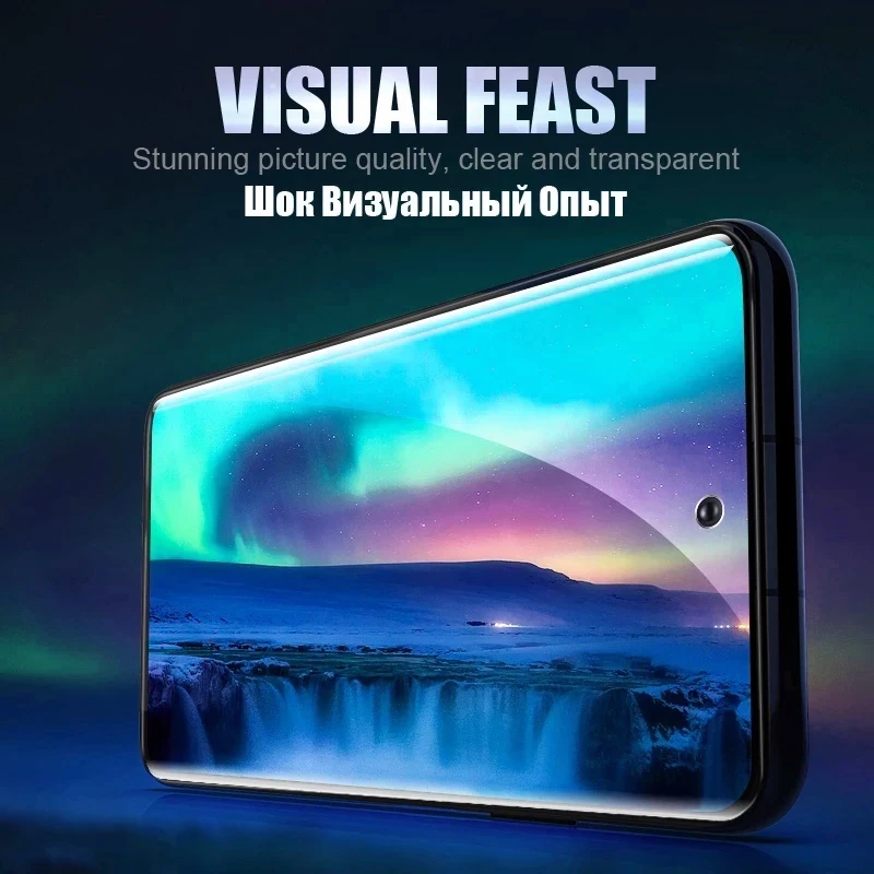 7D Tempered Glass For Samsung S21 Ultra S20 Plus Note 20 Screen Protector On S10 Plus S10 S8 S9 5G E Protective Glass Film S21