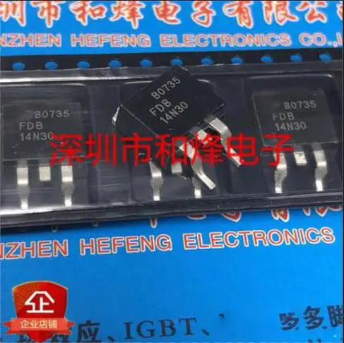 20 peças fdb14n30 fdb14n30tm to-263 300v 14a