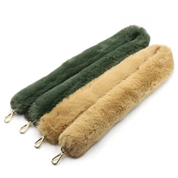 100cm Fashion Faux Fur Handbag Strap DIY Replacement Shoulder Bag Handle Straps Belt for Women Bag Accessories