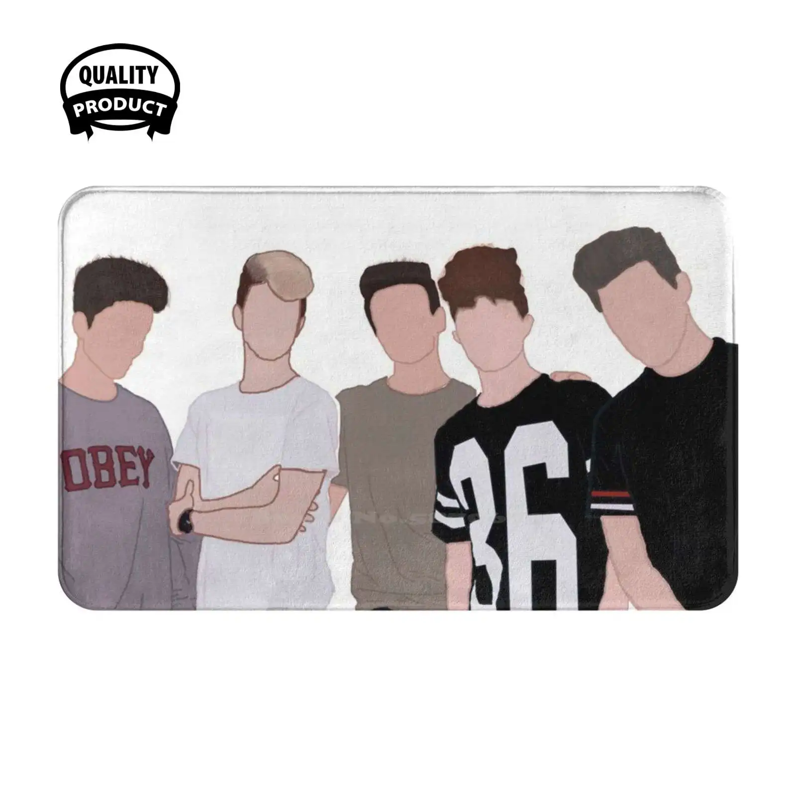 Why Don’T We Boy Band Soft Cushion Home Carpet Door Mat Car Rug Why Don T We Boy Band Zach Herron Jack Daniel Corbyn Jonah