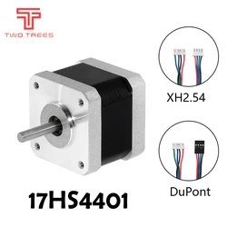 TWO TREES Nema 17 Stepper Motor 42 Motor 4-lead 17HS4401 NEMA17 42BYGH 1.5A with DuPont Line for 3D Printer Parts and CNC Parts