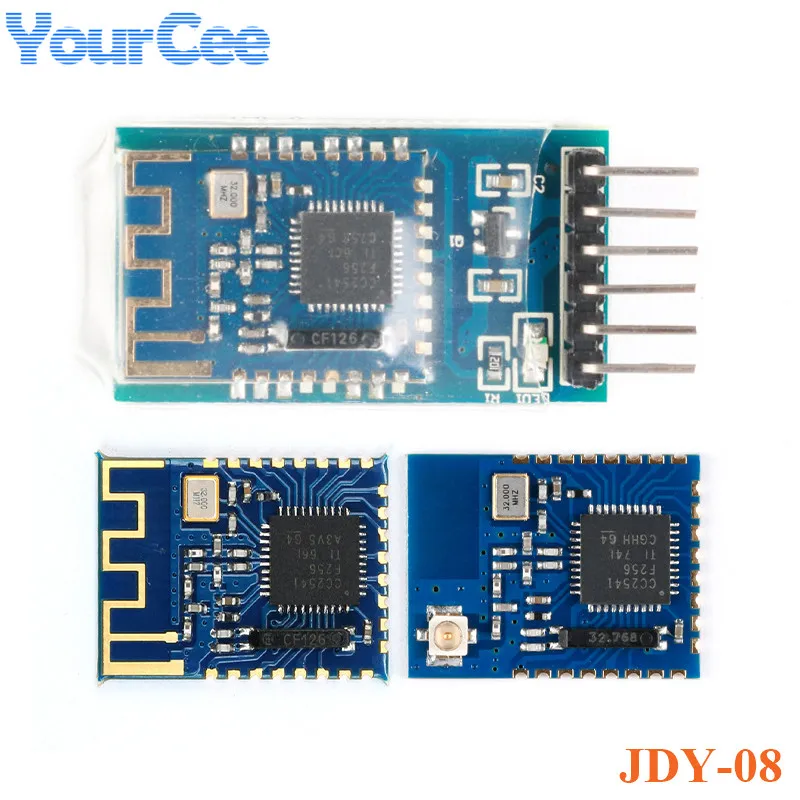 JDY-08 JDY-08IPEX BLE Master-slave Integratio Transparent Transmission Module JDY-08 IPEX