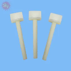10 Pcs British System Threaded Nylon Plastic Thumb Screws Threaded Length 2 Inch RC Accessory