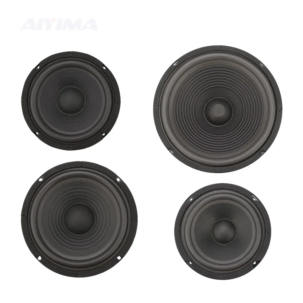 AIYIMA 2Pcs Woofer Speaker Passive Diaphragm Radiator 5 6 8 10 Inch Vibration Membrane DIY Audio Speaker Repair Part Accessories