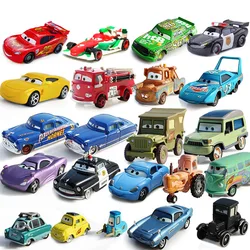 Disney Pixar Cars 3 Lightning McQueen Mater Pision Cup Mater 1:55 Diecast  Metal Alloy Model Car Boy Birthday Gift Toys