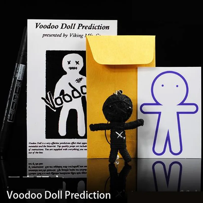 Voodoo Doll Prediction,Close-Up Stage TV-Show Professional Mentalism Magic Trick Product Toy / Wholesale