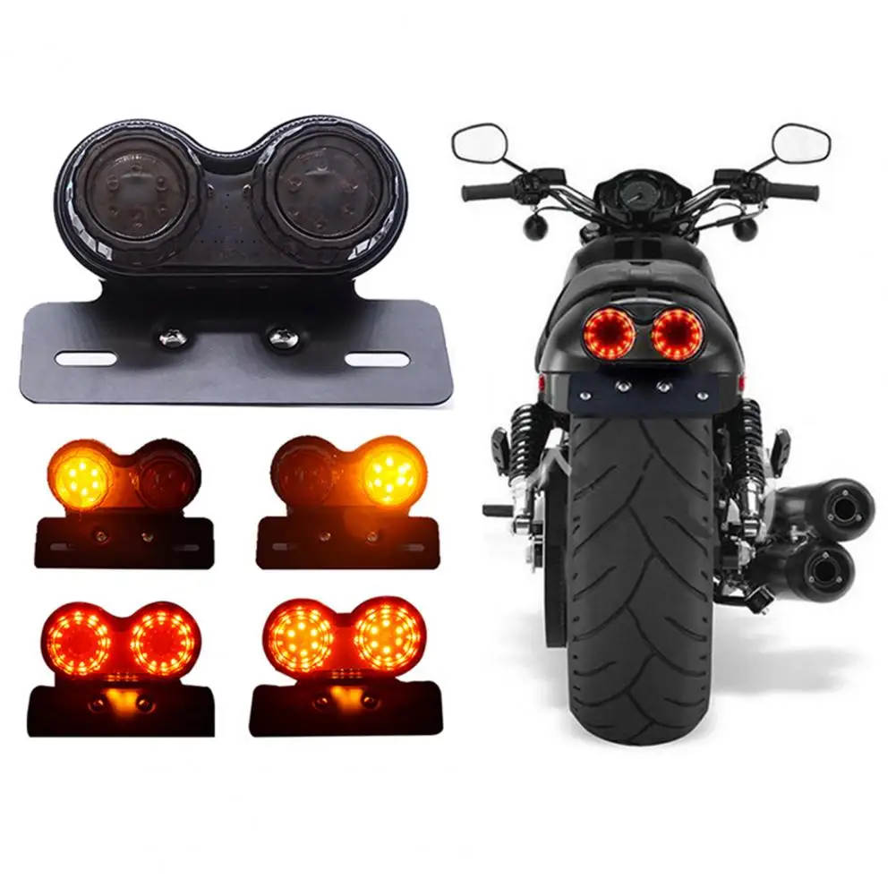 Power Saving Motorcycle Taillight Impact Resistant Super Bright Practical Super Bright Motorcycle Rear Brake Lamp