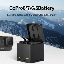 3Pack Battery Charger for GoPro #4