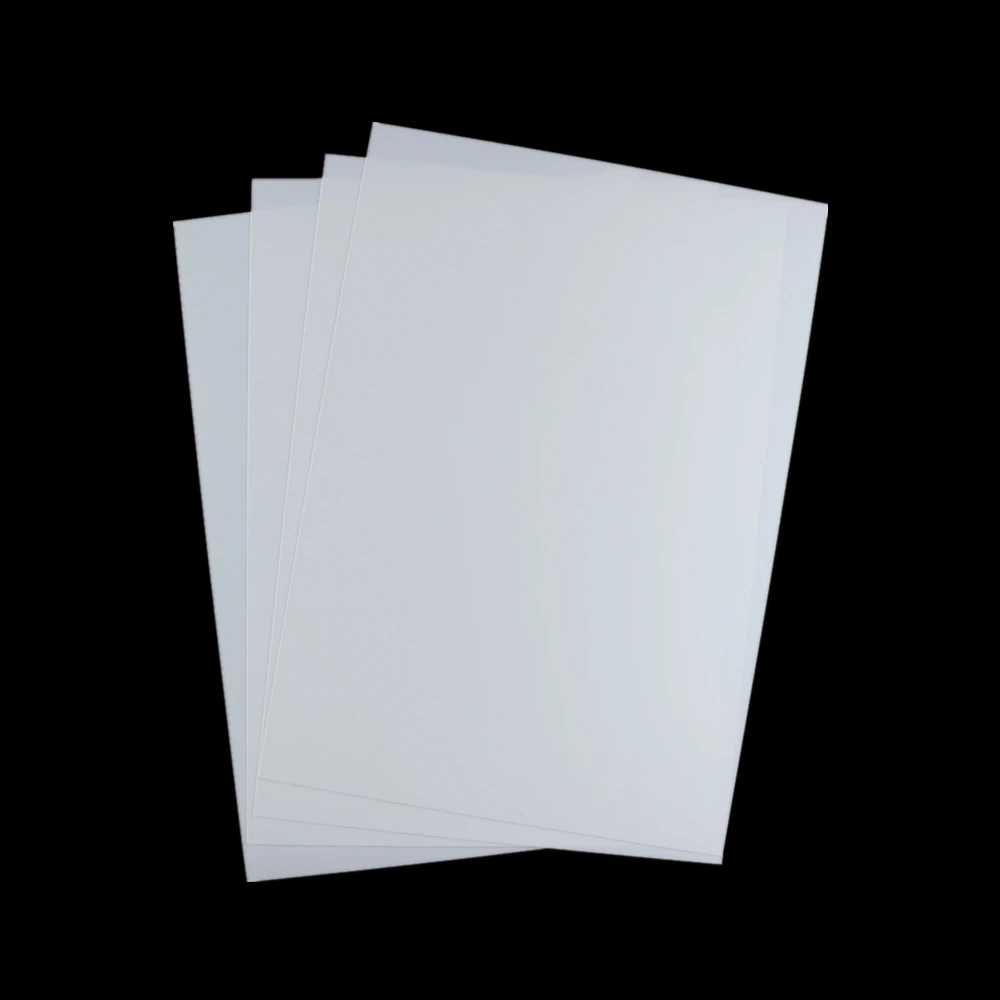 Smowo 10 Láminas De Plástico Mágico A4 Termorretráctil – Papel Encogible Transparente Mate, Ideal Para Manualidades, Bisutería Y DIY (Incluye Instrucciones)