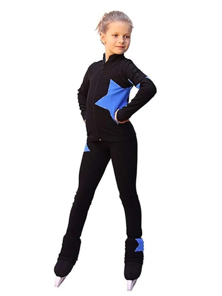 Figure Skating Training Suit Women\'s Skating Suit Children\'s And Girls\' Gymnastics Suit Decorated With Stars