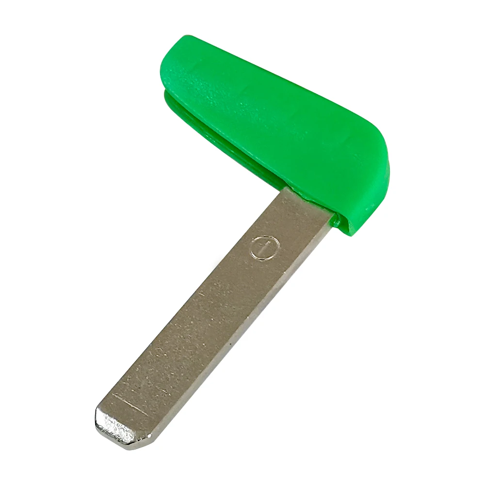 XNRKEY Emergency Insert Key Blade for Renault Megane Koleos Smart Card Green Key Blank