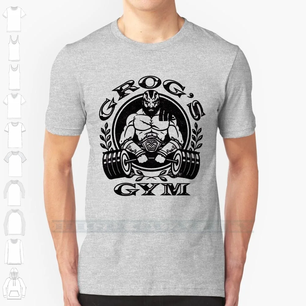 Grog's Gym 100% Cotton T Shirt Goliath Titan Gym Dnd And Gaming Gamer Roleplaying Game Trpg Take Fantasy Critter D20 Vecna Role