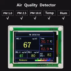 2.8'' High Rate Digital Car PM2.5 Air Quality Detector Tester Meter AQI Home Gas Monitor Excellent Performance PM 2.5 Detector