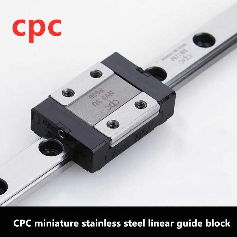 

Taiwan CPC stainless steel linear guide block carriage MR9MN MR12MN MR9ML MR12ML match MR9M MR12M linear rail for 3D printer CNC