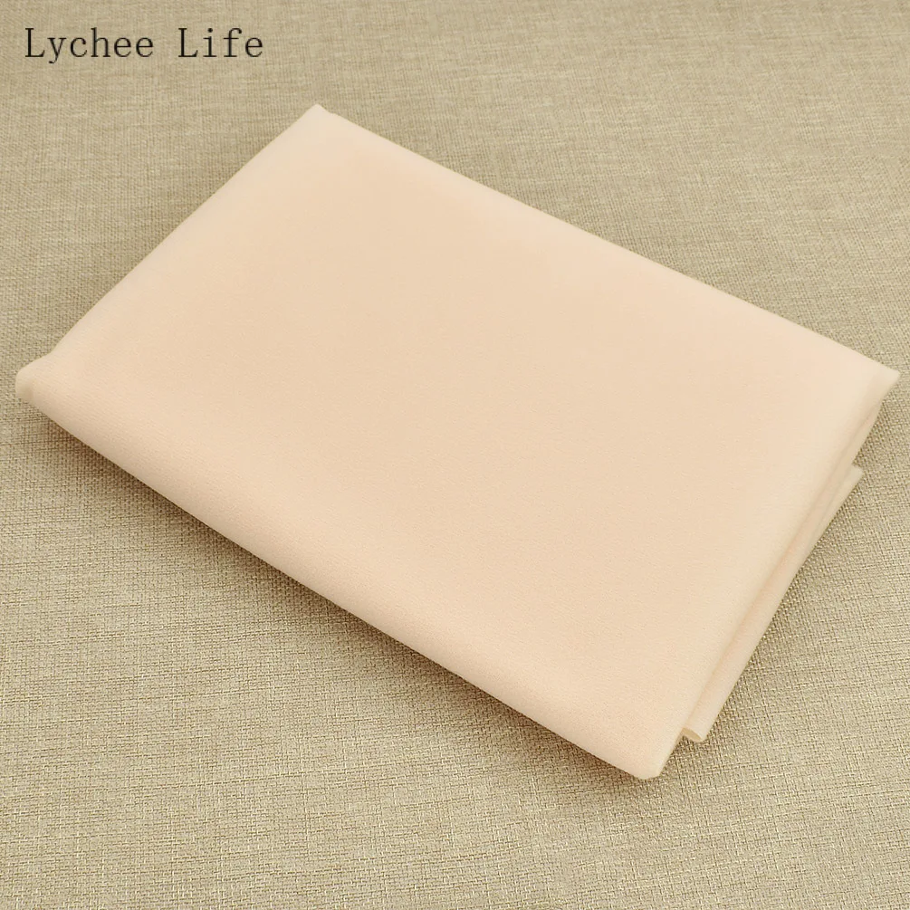 Lychee Life 50x150cm Soft Doll Skin Fabric Solid Color Plush Cloth For Toy Dolls Diy Patchwork Sewing Supplies Accessories