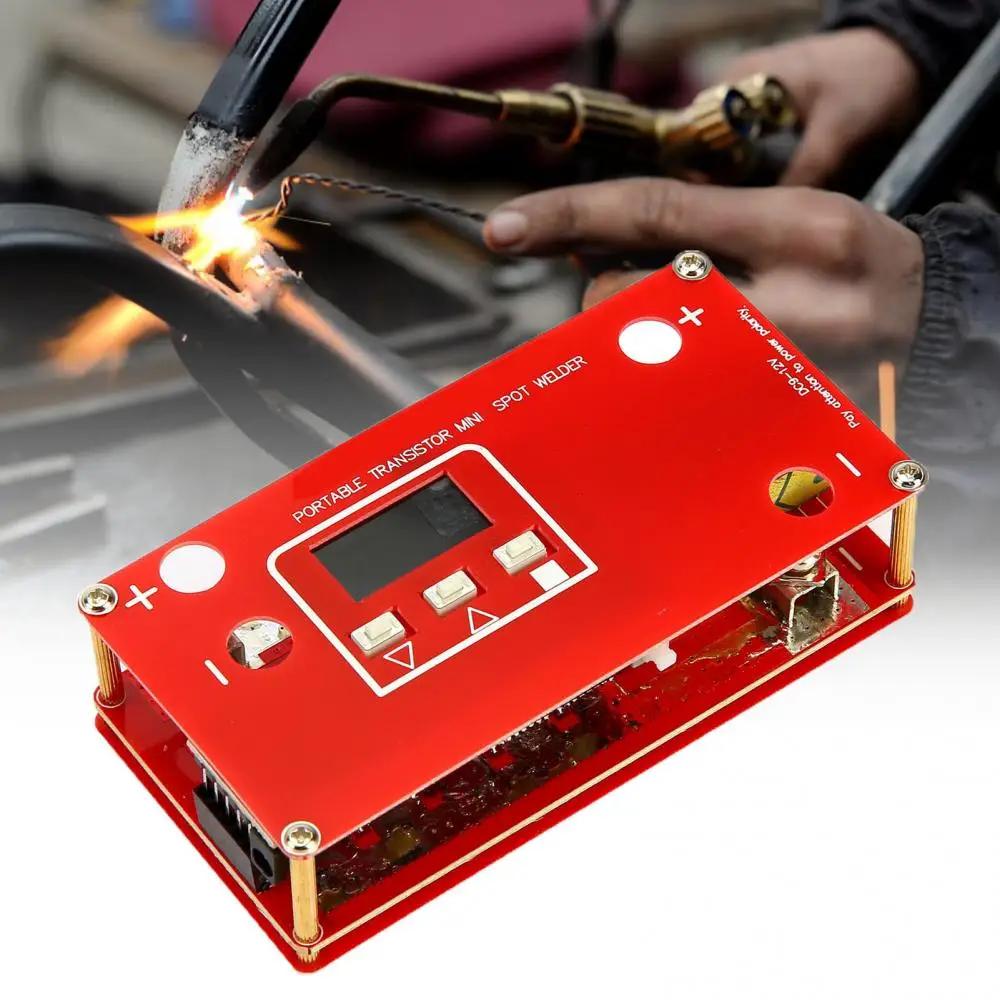 Portable Mini Transistor Spot Welding Pen DIY 18650 Battery Spotwelder Machine 12V Automobile Battery Spot Welder Welding Tool