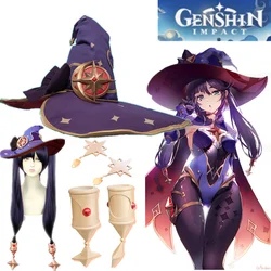 Game Genshin Impact Mona pre-sale Cosplay Magician The High Quality Hat Unisex Halloween Party Role Play Accessories