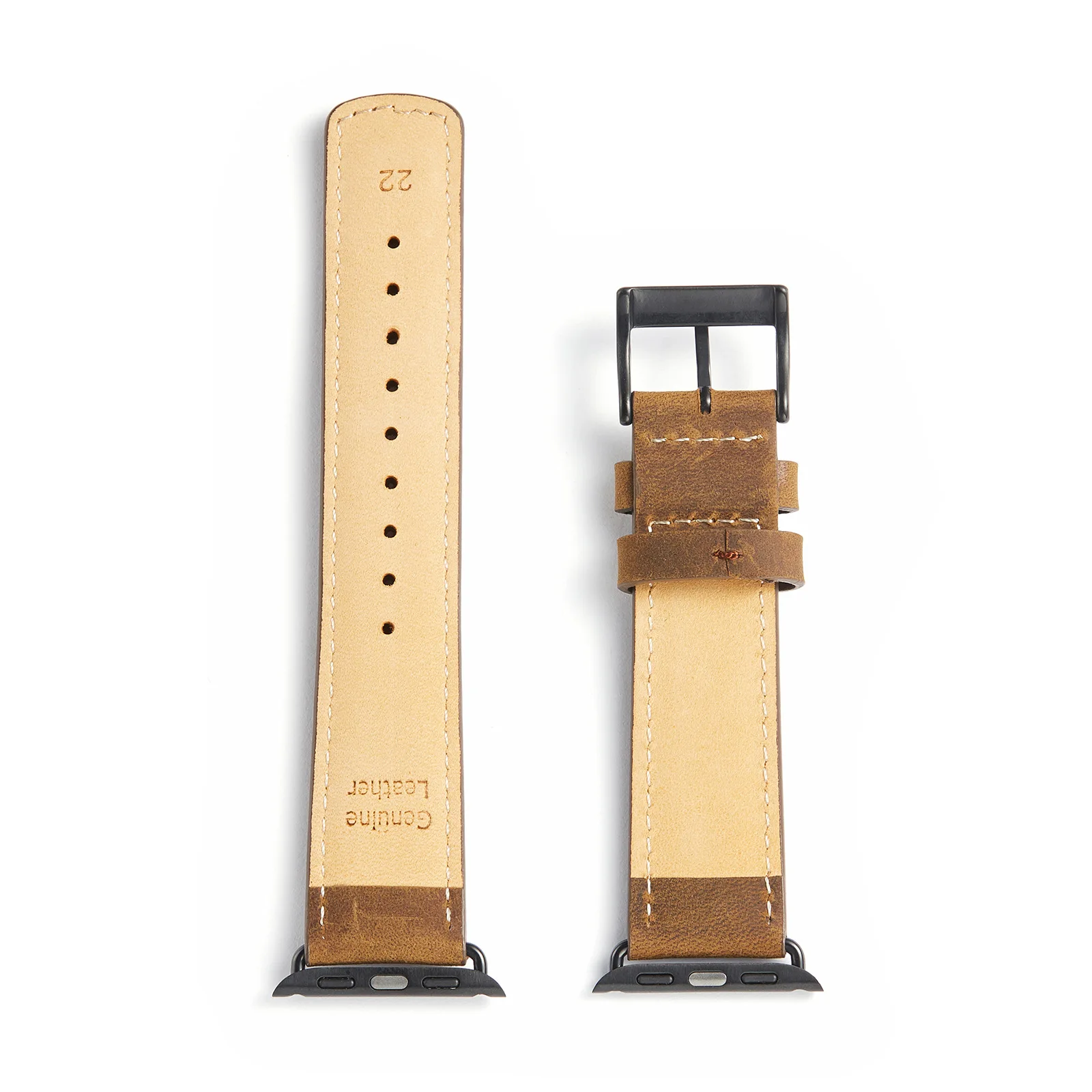 De cuero de Caballo Loco Correa Compatible con Apple reloj 44mm 42mm 40mm 38mm banda de la venda de reloj para iWatch serie/7/6/SE/5/3 pulsera