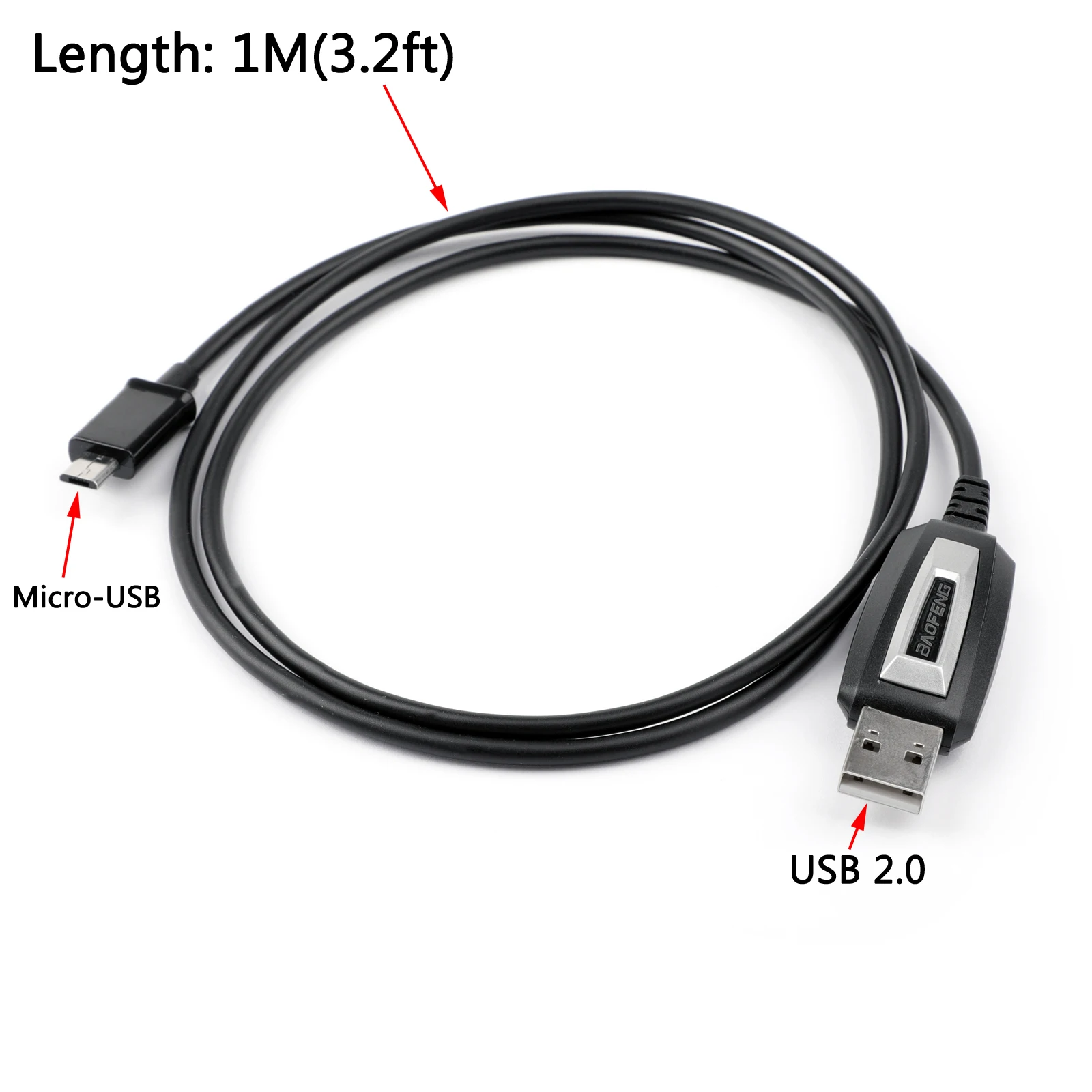 Artudatech USB Programming Cable For BAOFENG BF-T1 BFT1 Mini Walkie Talkie Mobile Radio