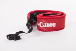 Czerwony neoprenu na ramię pasek na szyję dla aparat Canon dla EOS 5D 7D 60D 300D 400D 550D 1000D 1100D DSLR