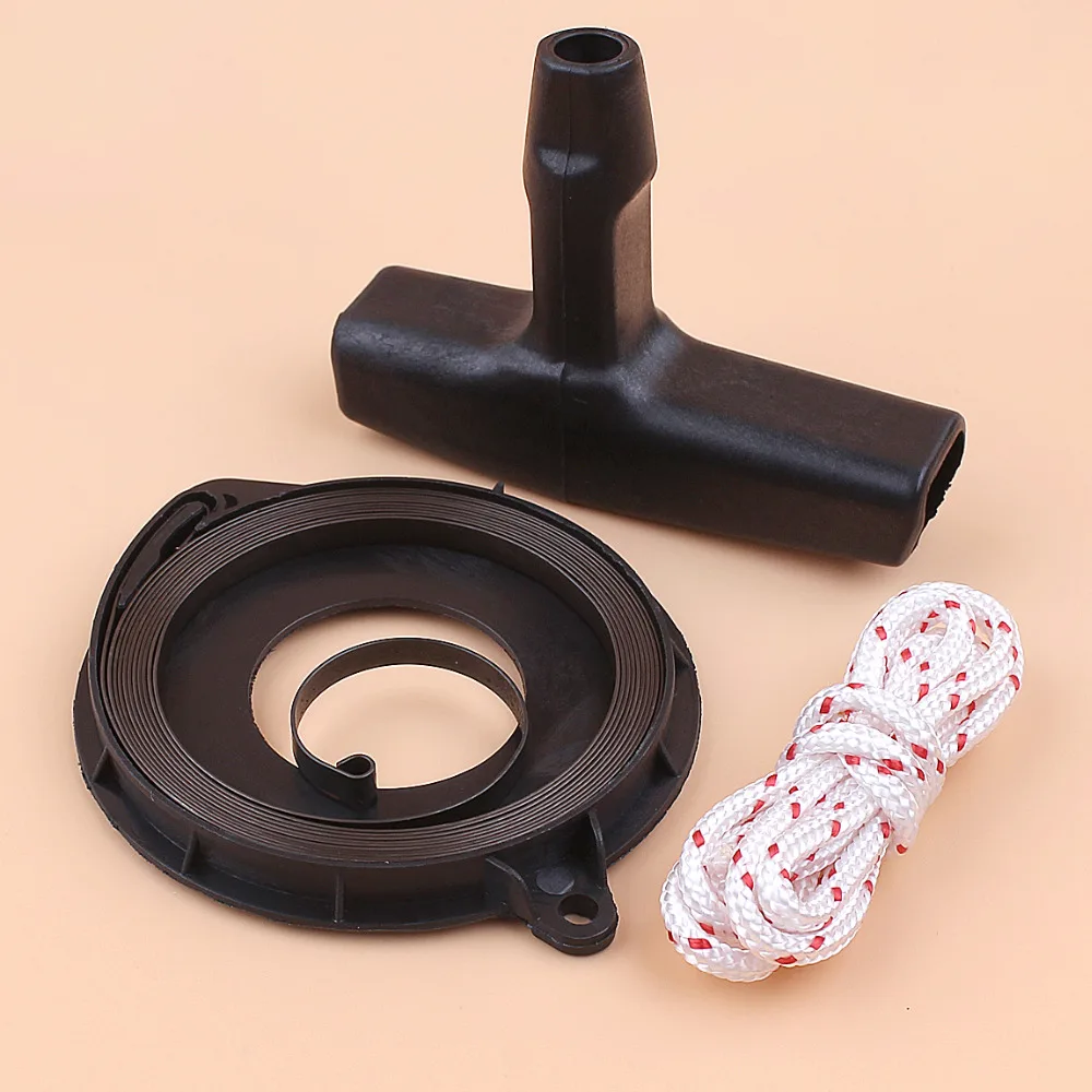 Recoil Starter ฤดูใบไม้ผลิจับเชือกชุดซ่อม Fit Husqvarna 435 440 445 450 455 460 461 เครื่องยนต์ลูกโซ่มอเตอร์