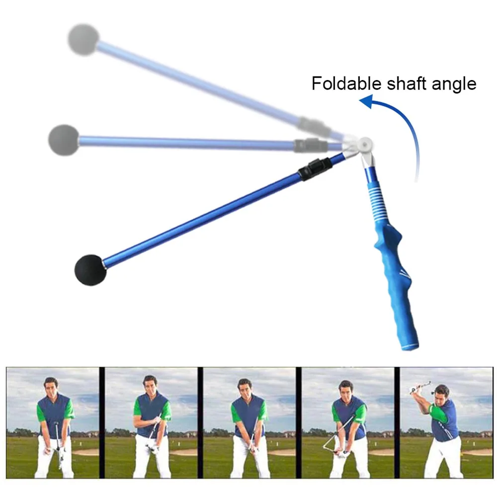 Golf Swing Trainer Aid Adjustable Aid to Improve Hinge, Forearm Rotation, Shoulder Turn – Lightweight, Durable Golf Trainer