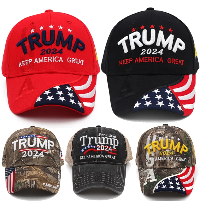 3D Embroidery Donald Trump 2024 Cap USA Baseball Caps Keep America Great Snapback President Hat Wholesale Drop Shipping Hats