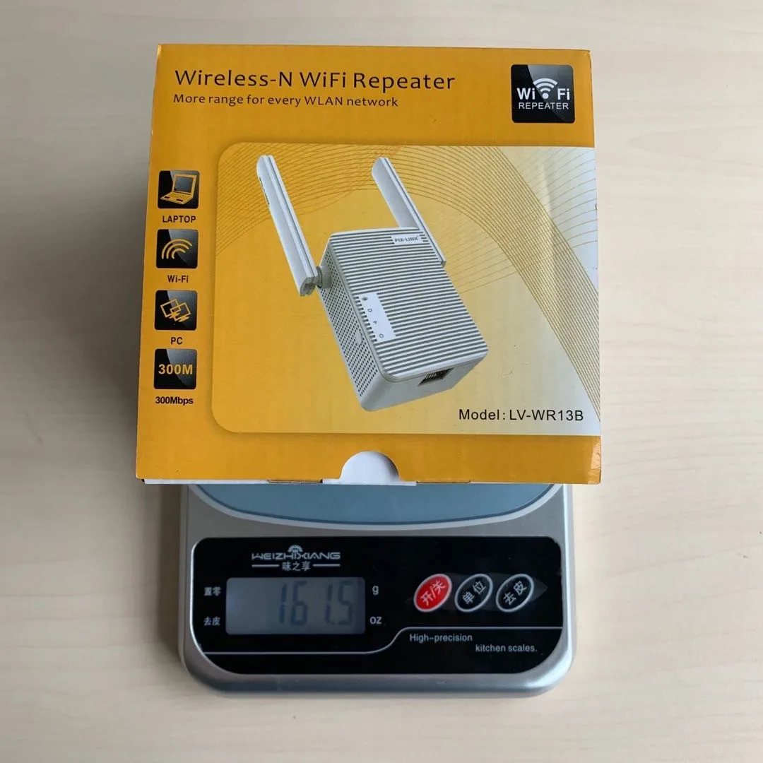 PIX LINK LV-WR13B 300Mbps Wireless-N Repeater/Router/AP wifi booster extender